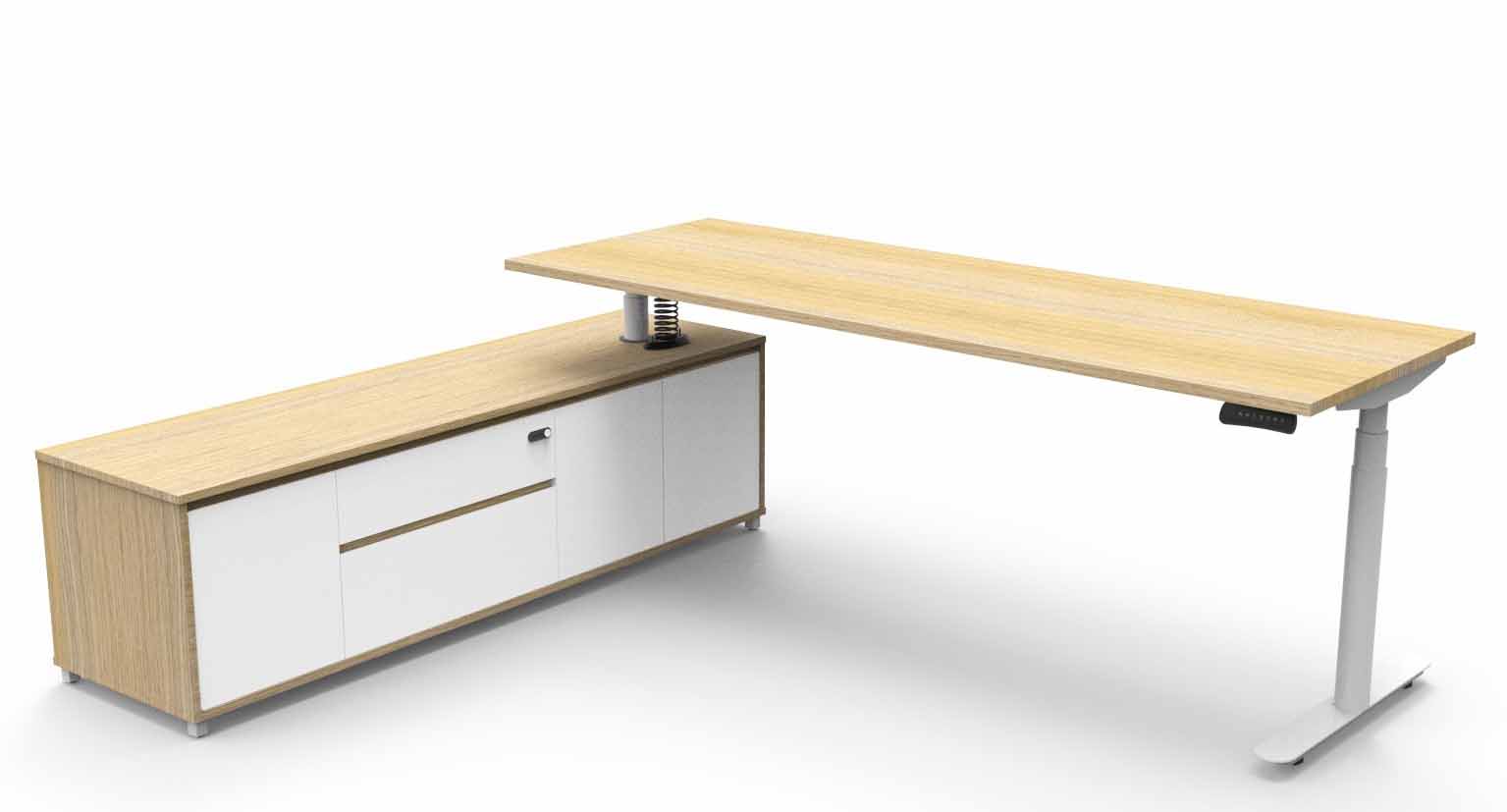 Halo+ Height Adjustable Executive Desk